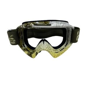 Bolle Nova Goggles Green White Just Frame Thick Elastic Band Skiing Snowboarding